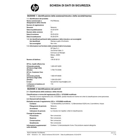 Cartuccia inkjet 727 HP giallo  F9J78A